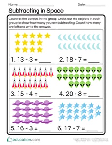 Subtracting in Space