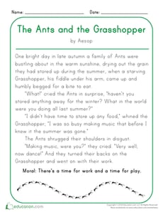 The Ants and the Grasshopper