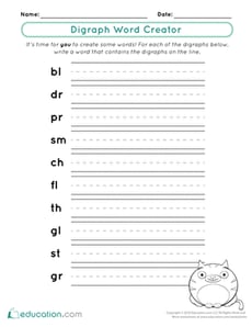 Digraph Word Creator