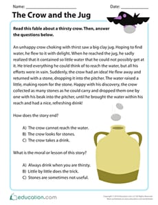 The Crow and the Jug