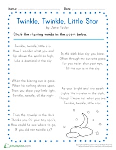 Twinkle, Twinkle, Little Star