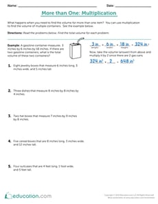 More than One: Multiplication