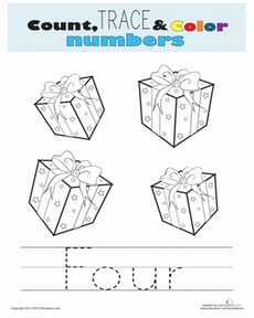 Count, Trace, and Color: Four