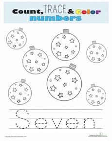 Count, Trace, and Color: Seven