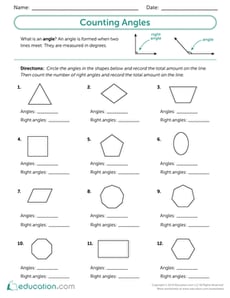 Counting Angles