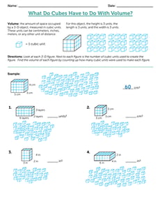 What Do Cubes Have to Do With Volume?