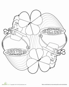 St. Patrick's Day Mandala