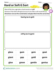 Hard or Soft G Sort