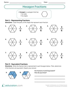 Hexagon Fractions