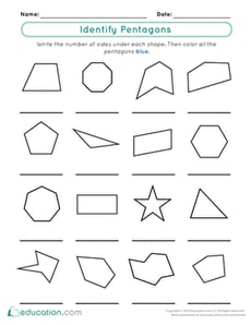 Identify Pentagons