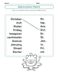 Abbreviation Match
