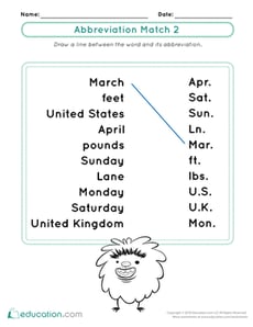 Abbreviation Match 2