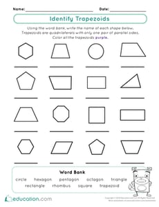Identify Trapezoids