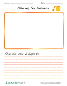 Planning for Summer
