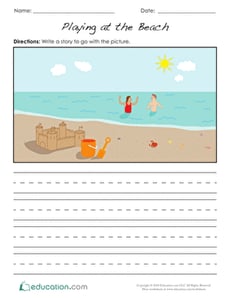 Playing at the Beach