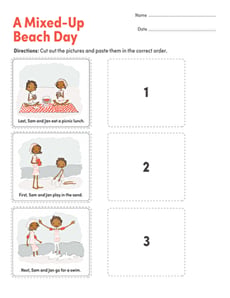 A Mixed Up Beach Day