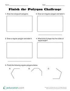 Finish the Polygon Challenge
