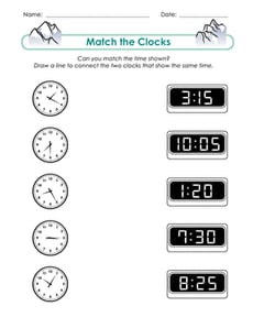 Match the Clocks