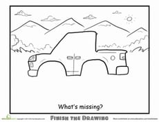 Finish the Drawing: What's Missing?