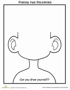 Finish the Drawing: Can You Draw Yourself?