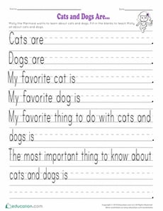 Cats and Dogs Are...