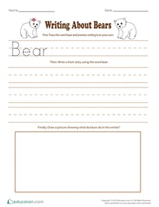 Writing About Bears