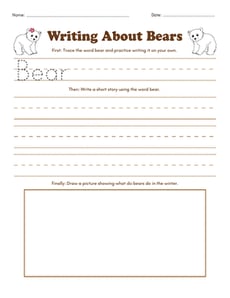 Writing About Bears