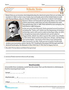 Nikola Tesla: Inventor and Engineer