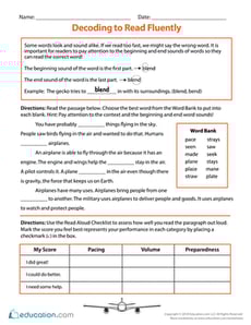 Decoding to Read Fluently