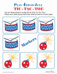 4th of July Tic-Tac-Toe #3