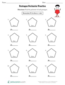 Pentagon Perimeter Practice