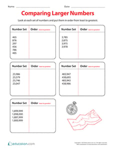 Comparing Larger Numbers