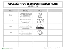 Glossary: Using the 5 W's