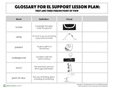 Glossary: First- and Third-Person Point of View