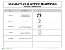 Glossary: Make a Prediction