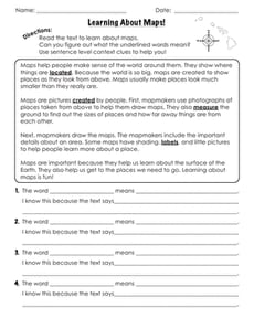 Learning About Maps!