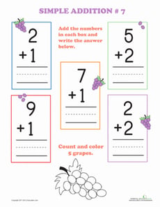 Preschool Addition #7
