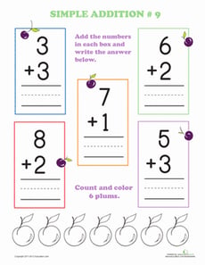Preschool Addition #9