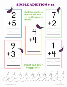 Preschool Addition #12