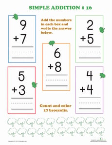 Preschool Addition #16