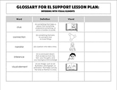 Glossary: Inferring with Visual Elements