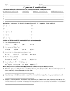 Expressions & Word Problems