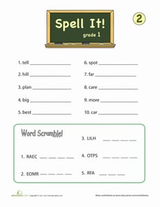 Spell It! For First Grade, #2