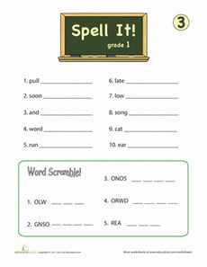 Spell It! For First Grade, #3