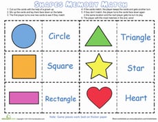 Shape and Color Match Game