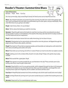 Reader’s Theater: Summertime Blues