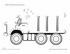 Connect the Dots Dump Truck!