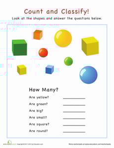 Categorization: How Many Shapes?