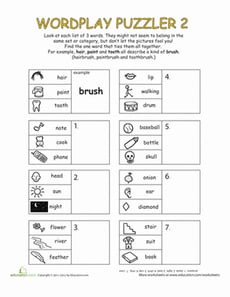Compound Word Puzzle 2