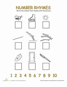 Number Rhymes
